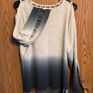 Open arm sweatshirt